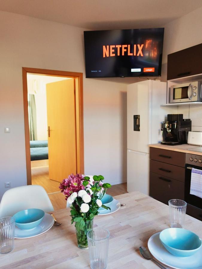 Luvono Apartments - 2 Schlafzimmer / Netflix / Disney+ マクデブルク エクステリア 写真